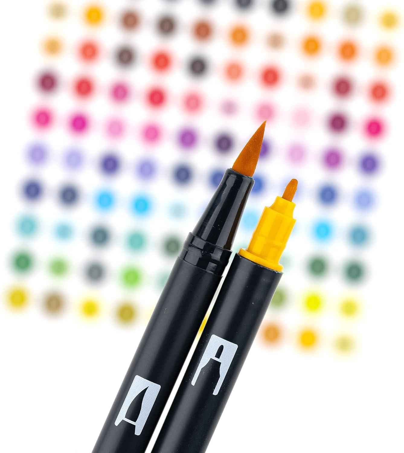 image:imageTombow 56170 Dual Brush Pen Art Markers Portrait 10Pack Blendable Brush and Fine Tip MarkersSecondary