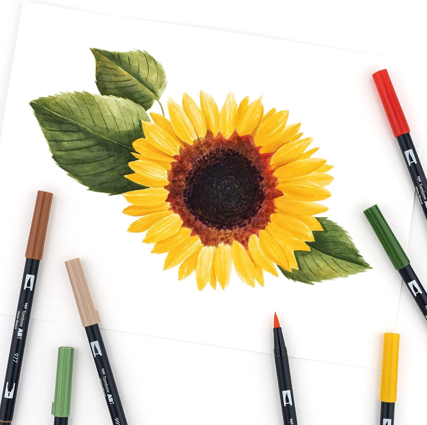 image:imageTombow 56170 Dual Brush Pen Art Markers Portrait 10Pack Blendable Brush and Fine Tip MarkersSecondary