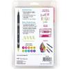 Tombow 56170 Dual Brush Pen Art Markers, Portrait, 10-Pack. Blendable, Brush and Fine Tip Markers(Bright)