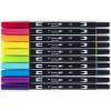Tombow 56170 Dual Brush Pen Art Markers, Portrait, 10-Pack. Blendable, Brush and Fine Tip Markers(Bright)