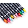 Tombow 56170 Dual Brush Pen Art Markers, Portrait, 10-Pack. Blendable, Brush and Fine Tip Markers(Celebration)