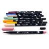 Tombow 56170 Dual Brush Pen Art Markers, Portrait, 10-Pack. Blendable, Brush and Fine Tip Markers(Cottage)