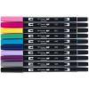 Tombow 56170 Dual Brush Pen Art Markers, Portrait, 10-Pack. Blendable, Brush and Fine Tip Markers(Galaxy)