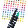 Tombow 56170 Dual Brush Pen Art Markers, Portrait, 10-Pack. Blendable, Brush and Fine Tip Markers(Galaxy)