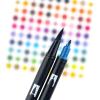 Tombow 56170 Dual Brush Pen Art Markers, Portrait, 10-Pack. Blendable, Brush and Fine Tip Markers(Muted)