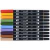 Tombow 56170 Dual Brush Pen Art Markers, Portrait, 10-Pack. Blendable, Brush and Fine Tip Markers(Secondary)