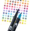 Tombow 56170 Dual Brush Pen Art Markers, Portrait, 10-Pack. Blendable, Brush and Fine Tip Markers(Tropical)