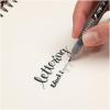 Tombow 82039 Fudenosuke Brush Pen, Soft Tip (5 Pack), Black, 5 Piece(Twin Tip)