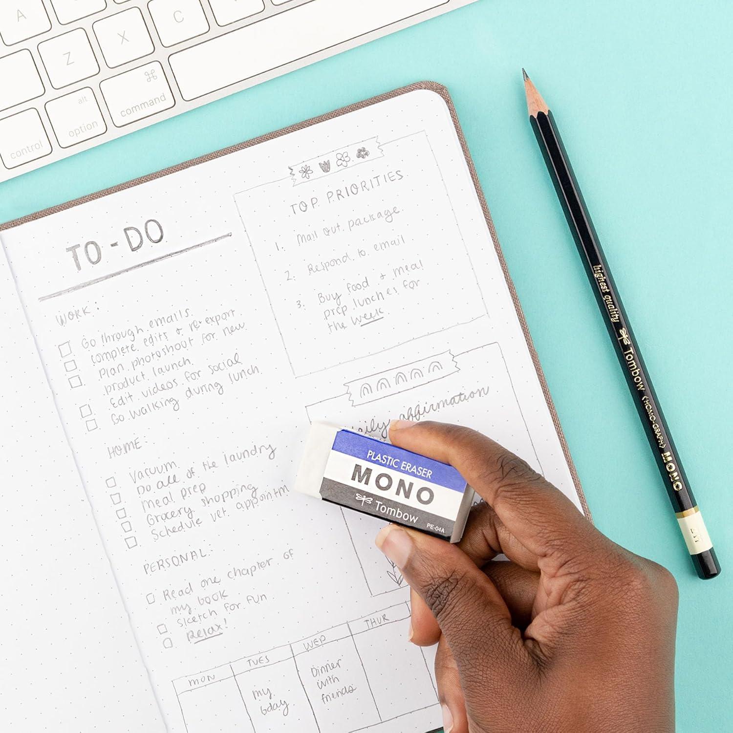 image:imageAmerican Tombow TOMBOW 57320 40 Piece Display Box Small TOMBOW 57320 Mono Eraser WhiteWhite