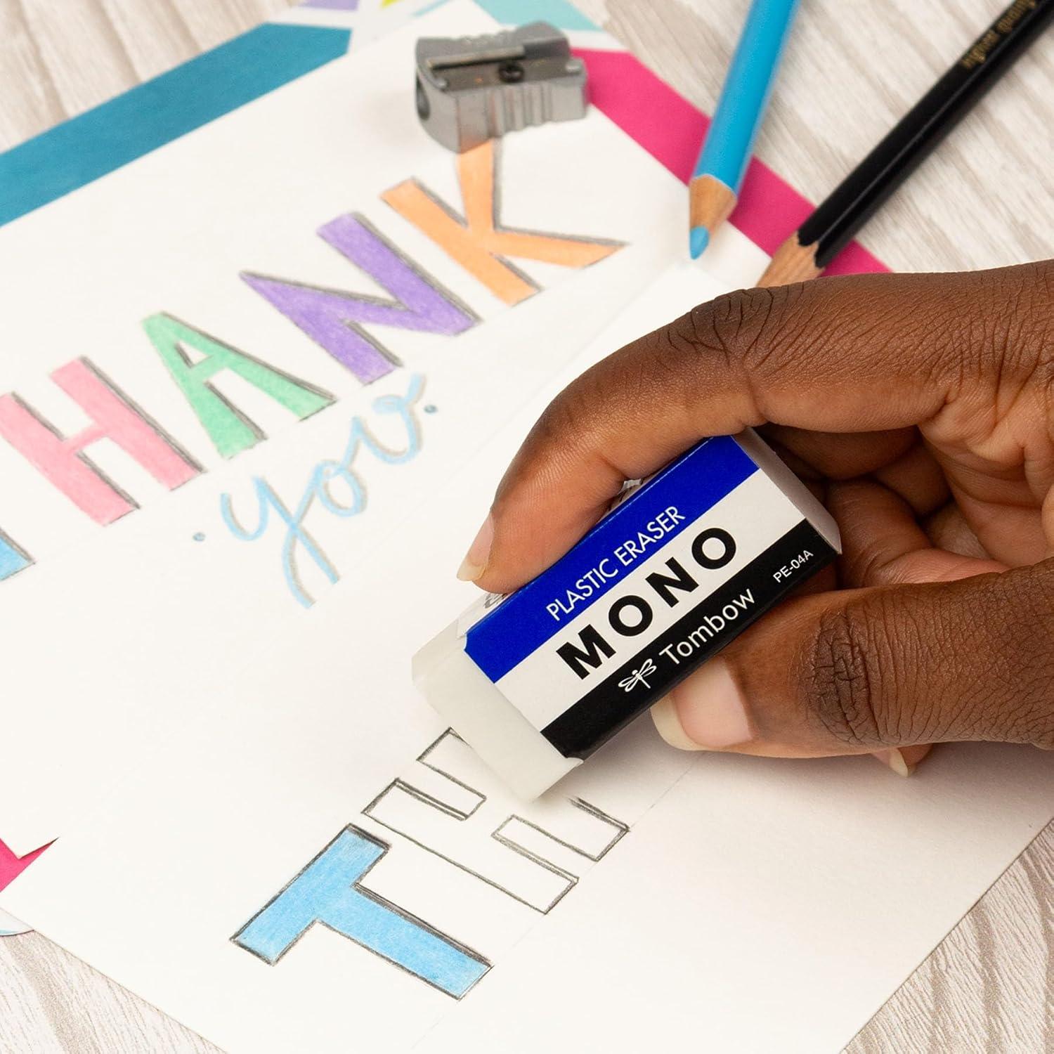 image:imageAmerican Tombow TOMBOW 57320 40 Piece Display Box Small TOMBOW 57320 Mono Eraser WhiteWhite