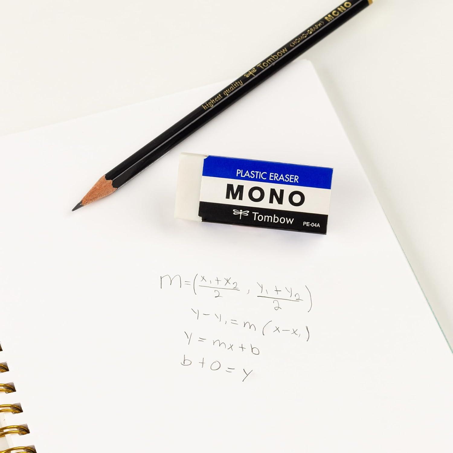 image:imageAmerican Tombow TOMBOW 57320 40 Piece Display Box Small TOMBOW 57320 Mono Eraser WhiteWhite