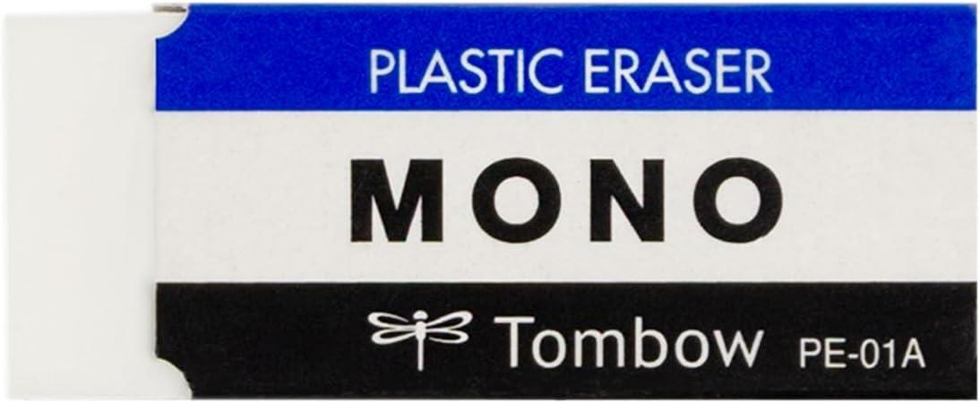 image:imageAmerican Tombow TOMBOW 57320 40 Piece Display Box Small TOMBOW 57320 Mono Eraser WhiteWhite