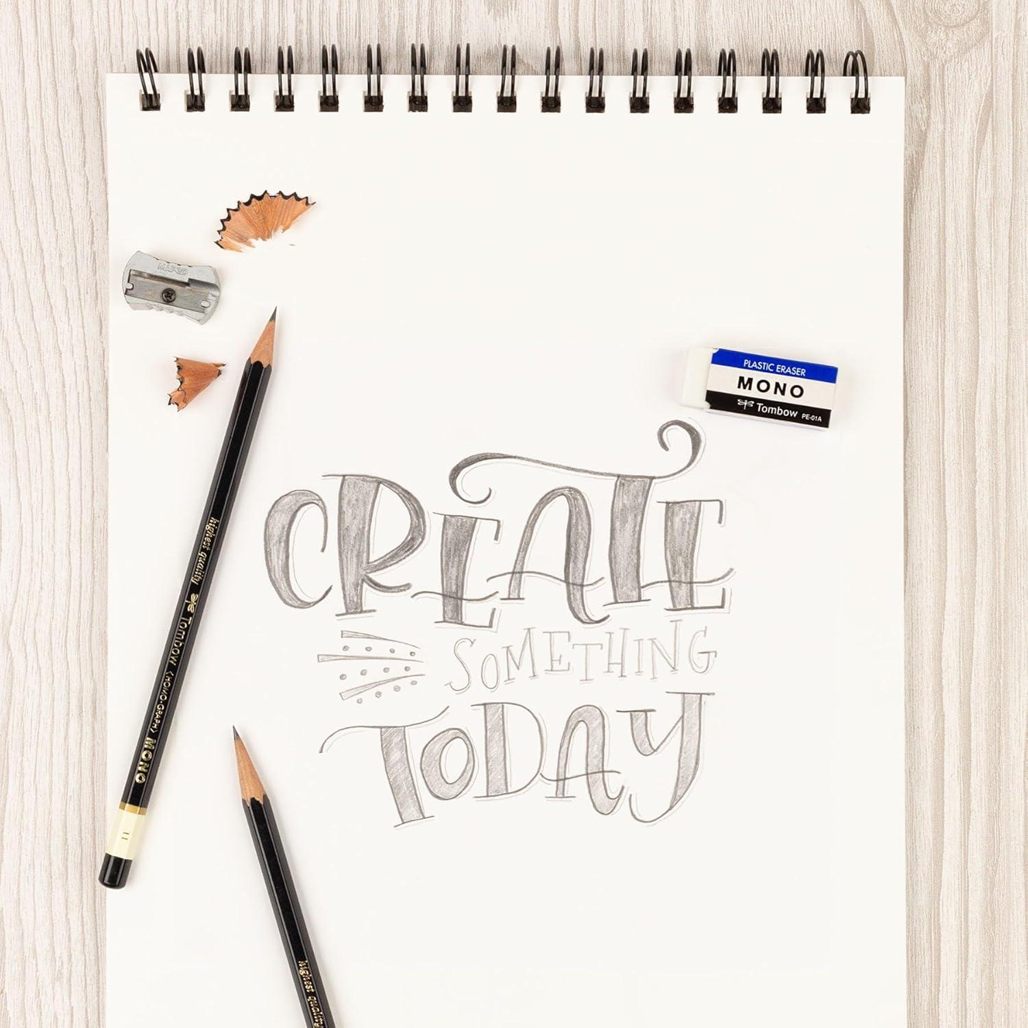 image:imageAmerican Tombow TOMBOW 57320 40 Piece Display Box Small TOMBOW 57320 Mono Eraser WhiteWhite