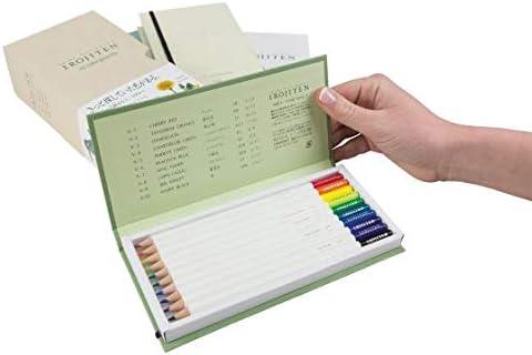 image:imageTombow 51525 Irojiten Colored Pencil Dictionary Set Rainforest Set of 30 Beautifully Crafted WaxBased Colored Pencils with Enamel FinishRainforest