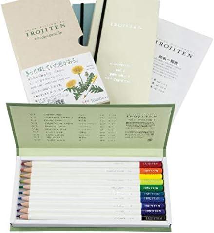image:imageTombow 51525 Irojiten Colored Pencil Dictionary Set Rainforest Set of 30 Beautifully Crafted WaxBased Colored Pencils with Enamel FinishRainforest