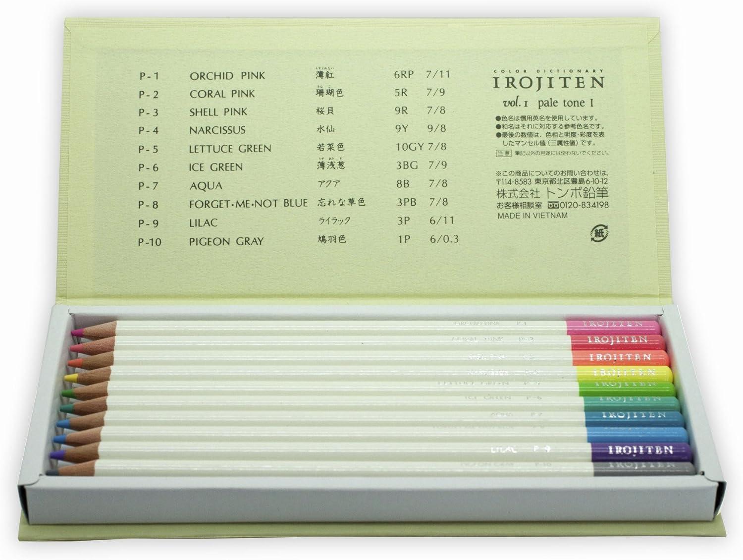 image:imageTombow 51525 Irojiten Colored Pencil Dictionary Set Rainforest Set of 30 Beautifully Crafted WaxBased Colored Pencils with Enamel FinishRainforest