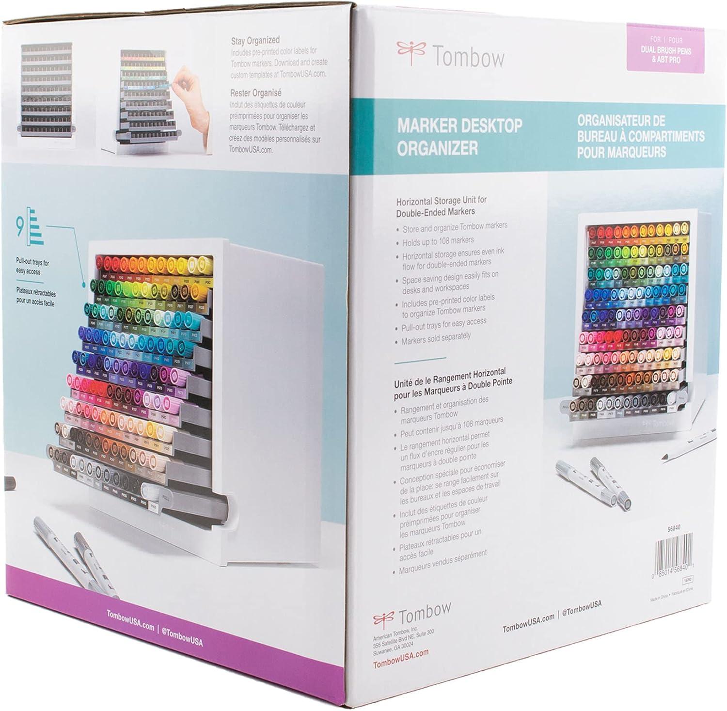 image:imageTombow 56840 Marker Desktop Organizer White