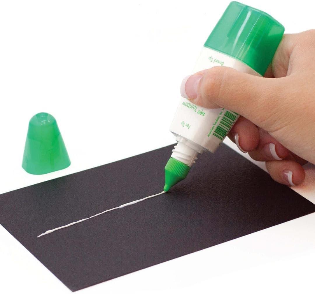 image:imageTombow 62191 MONO Multi Liquid Glue 088 Ounce 1Pack MultiPurpose Glue with Dual Tip Dispenser for Precise to Full Coverage Application