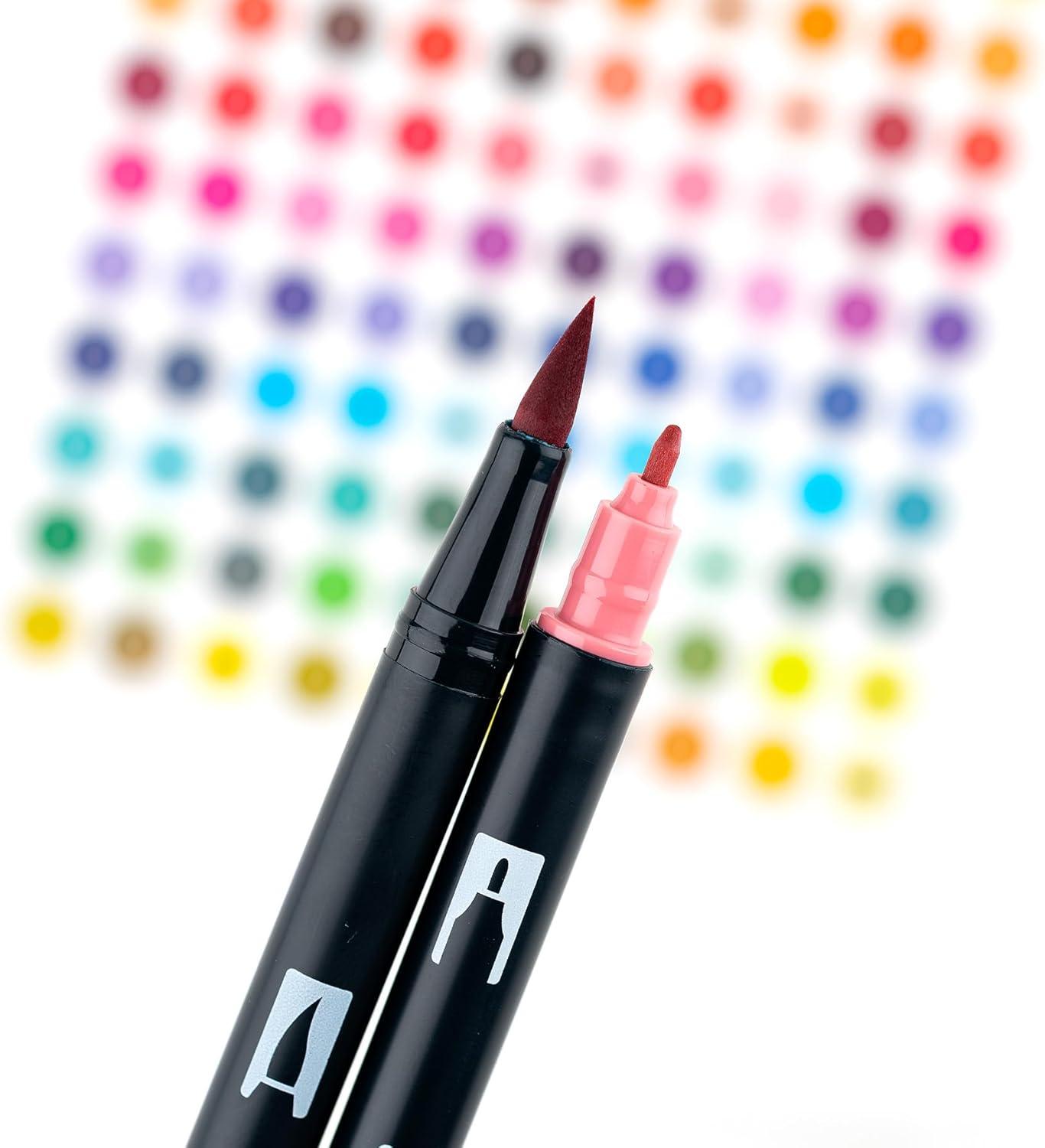 image:imageTombow 72563 Dual Brush Pen Art Markers Manga Illustration Moon 6Pack