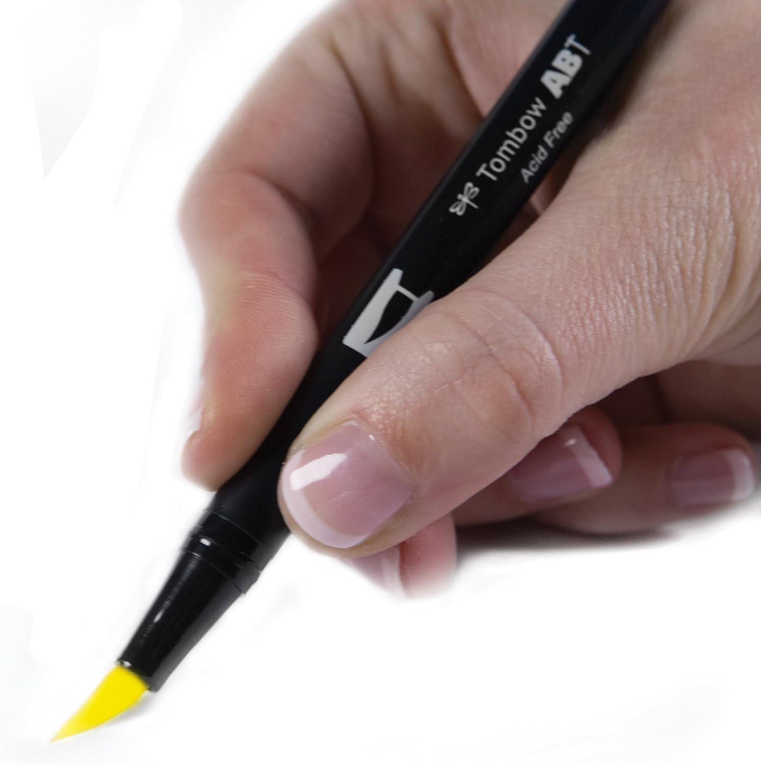image:imageTombow Dual Brush Pen Art Marker 772 Blush 1Pack TOM56587Process Yellow