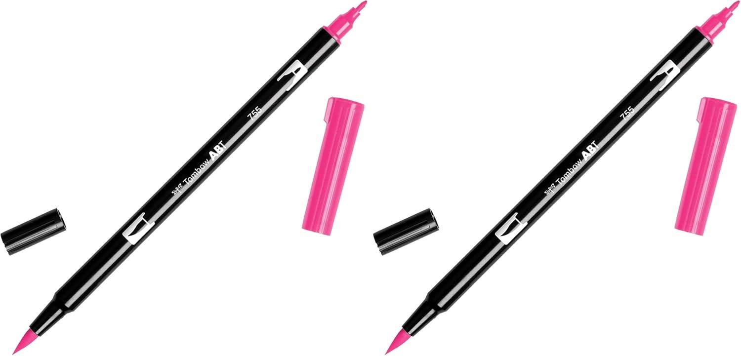 image:imageTombow Dual Brush Pen Art Marker 772 Blush 1Pack TOM56587Rubine Red