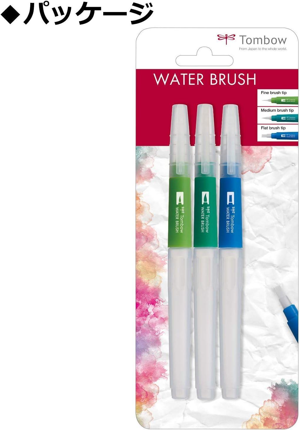 image:imageTombow GPD351 Pencil Water Brush Set of 3Small Medium Large