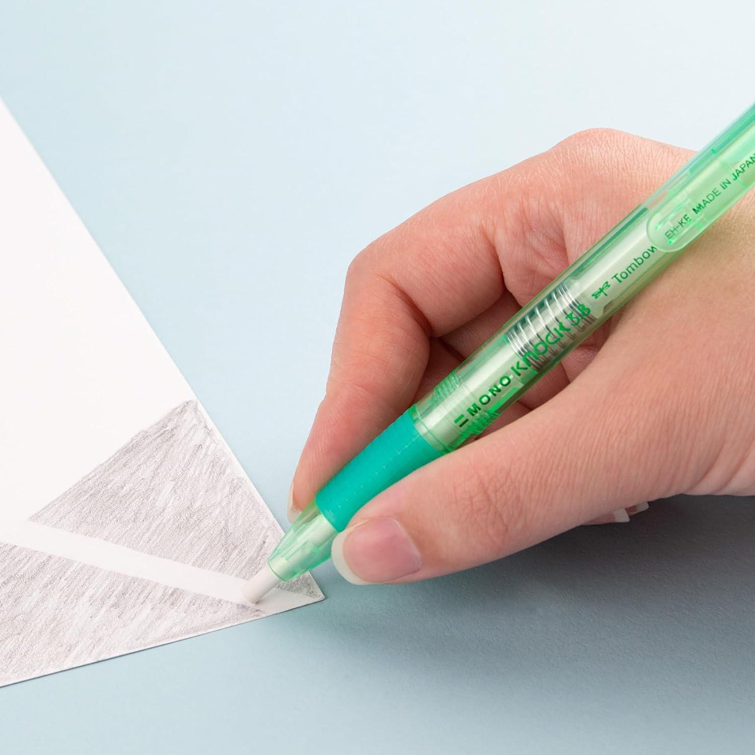 image:imageTombow Mono Knock Erasers Tombow Mono Knock Eraser Green 2PackGreen