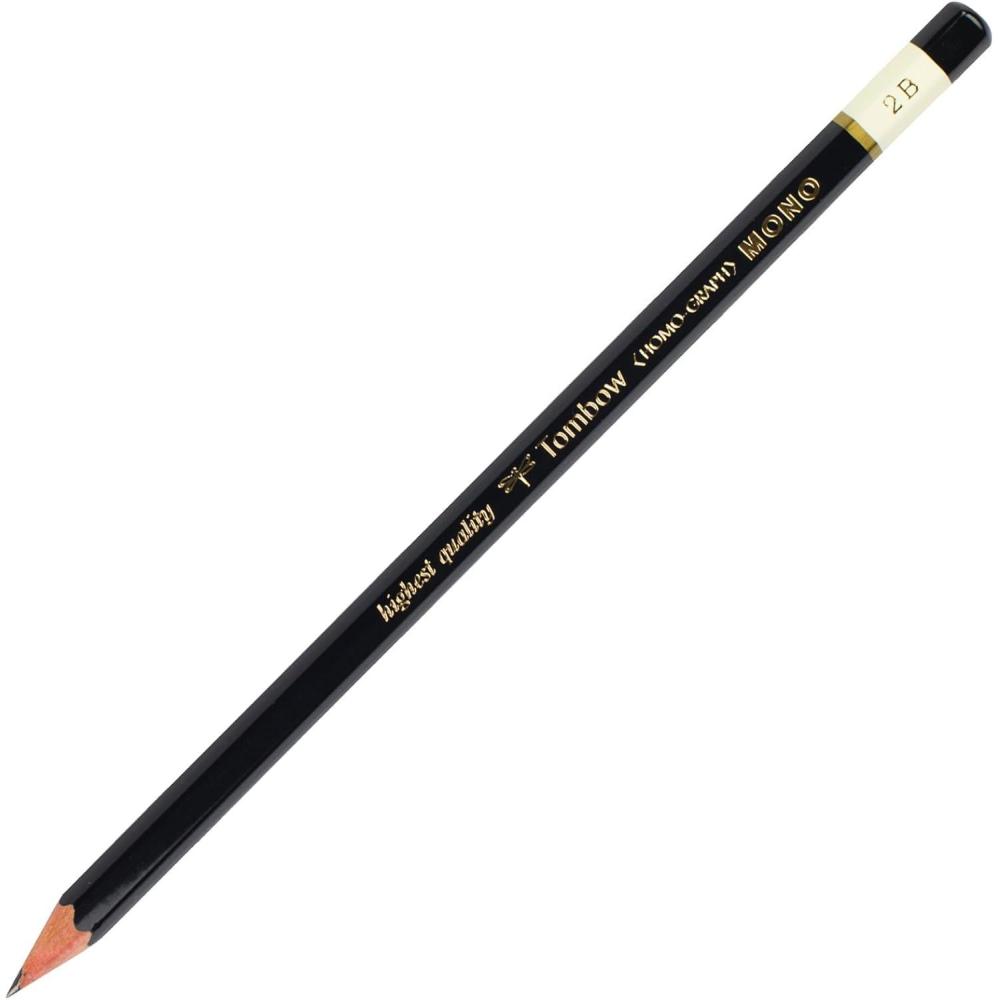 image:imageTombow 51512 MONO Drawing Pencil 2H Graphite 12PackMono 2B