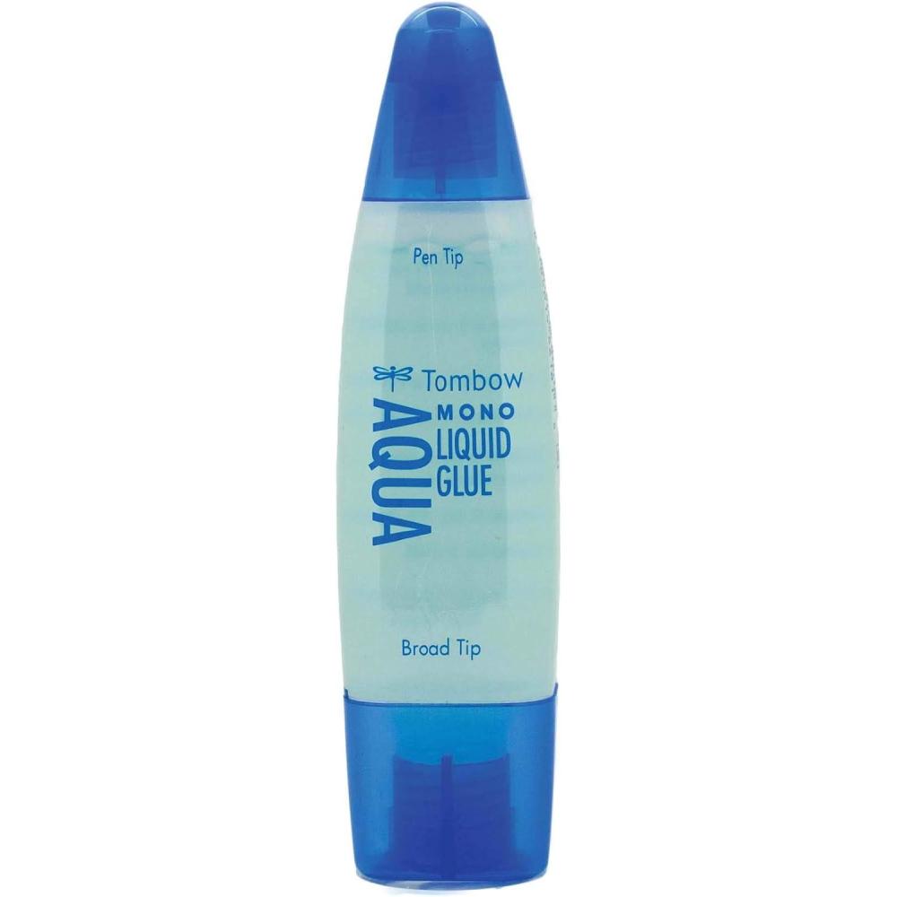 image:imageTombow 52180 MONO Aqua Liquid Glue 169 Ounce 1Pack Dual Tip Dispenser for Precise to Full Coverage Application that Dries Clear