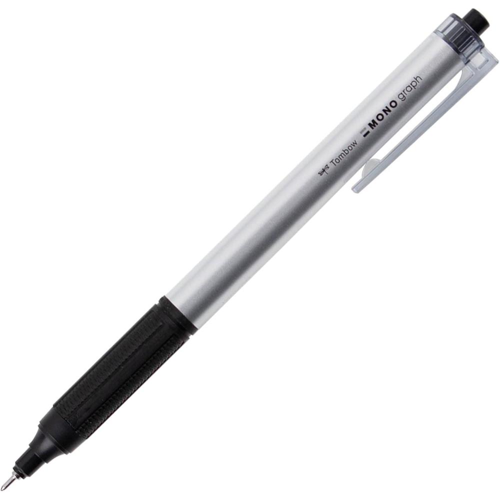 image:imageTombow 55593 MONO Graph Lite Ballpoint Pen Silver 1Pack1 Count Pack of 1
