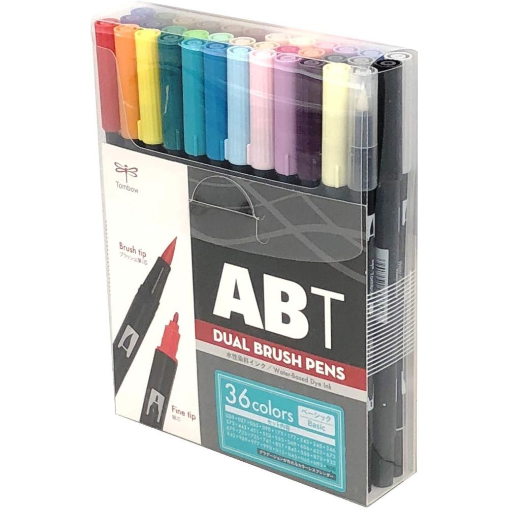 image:imageTombow Dual Brush Pen ABT Twin Type Graphic Marker AssortedAssorted