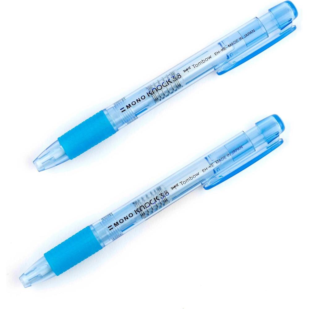 image:imageTombow Mono Knock Erasers Tombow Mono Knock Eraser Green 2PackTombow Mono Knock Eraser Blue 2pack