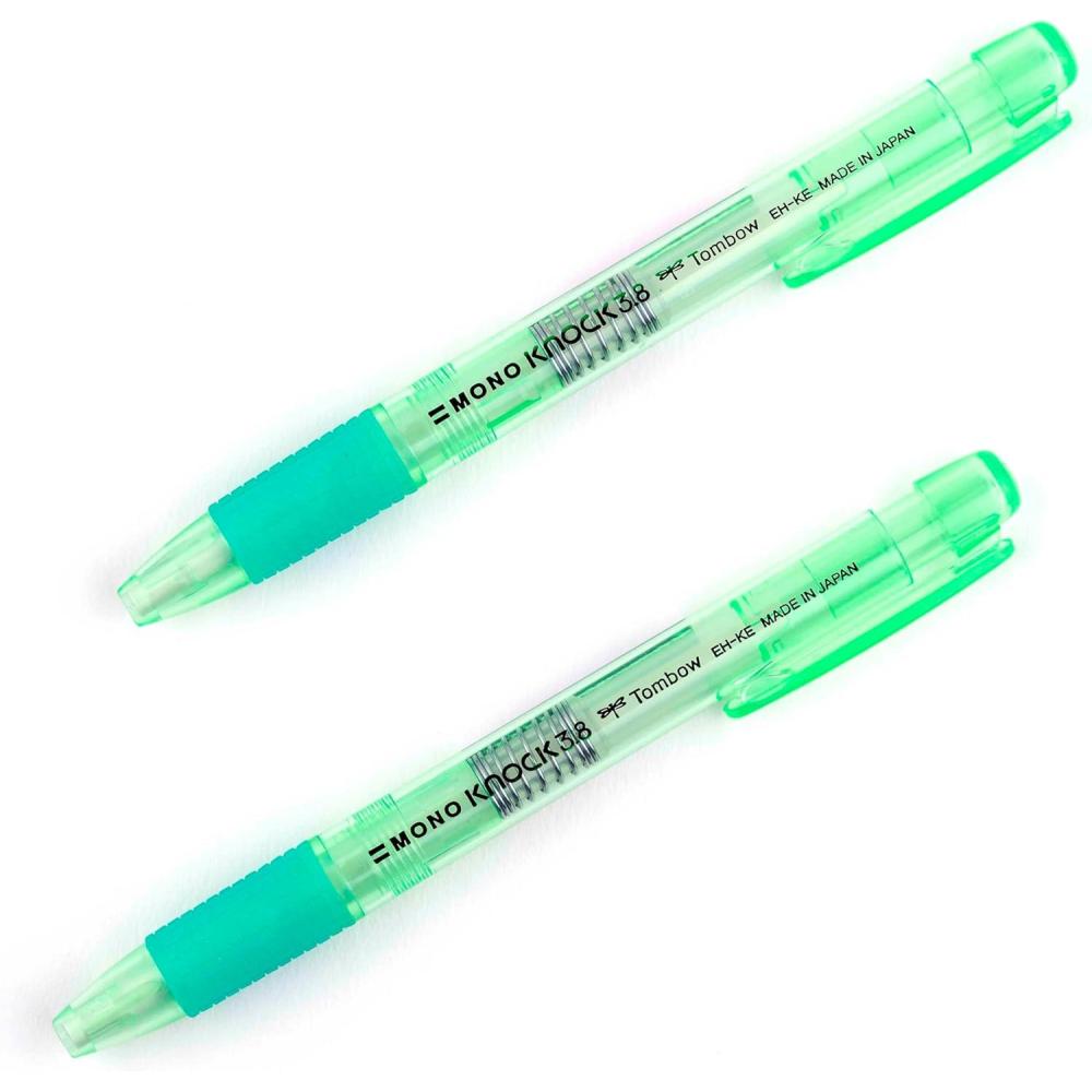 image:imageTombow Mono Knock Erasers Tombow Mono Knock Eraser Green 2PackTombow Mono Knock Eraser Green 2pack