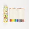 Tombow 51533 Irojiten Colored Pencil Desk Cup 18-Piece Set, Cottage