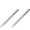 Tombow 55114 ZOOM L105 Ballpoint Pen, Pink, 1-Pack. Slim Tapered Design for Comfortable, Everyday Writing(Silver)