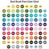 Tombow 56179 Dual Brush Pen Art Markers, 108 Color Set with Marker Case. Blendable, Brush and Fine Tip Markers with Marker Case(96-Color Set)