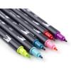Tombow 56211 Dual Brush Pen Art Markers, Tropical, 6-Pack. Blendable, Brush and Fine Tip Markers(Tropical)