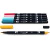 Tombow 56226 Dual Brush Pen Art Markers Merry & Bright 6-Pack