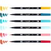 Tombow 56226 Dual Brush Pen Art Markers Merry & Bright 6-Pack
