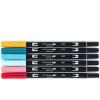 Tombow 56226 Dual Brush Pen Art Markers Merry & Bright 6-Pack