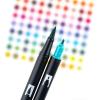 Tombow 56227 Dual Brush Pen Art Markers, Wonderland, 6-Pack. Blendable, Brush and Fine Tip Markers, Portrait, 1 Count (Pack of 6)