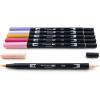 Tombow 56228 Dual Brush Pen Art Markers Sweetheart, Portrait, 1 Count (Pack of 6)