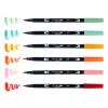 Tombow 56229 Dual Brush Pen Art Markers Pumpkin Spice 6-Pack