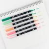 Tombow 56239 Dual Brush Pen Art Markers, Just Peachy, 6-Pack. Blendable, Brush and Fine Tip Markers