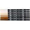 Tombow 56241 Dual Brush Pen Art Markers, Coffee Break, 6-Pack, Water-Based Ink, for Hand Lettering, Watercolor, Fine Art