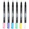 Tombow 56448 Fudenosuke Brush Pens, Pastel, 6-Pack