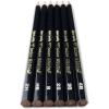 Tombow 61107 MONO J Drawing Pencil Set with Eraser, 6-Pack. Extra-Refined Graphite Pencil Set With Tombow MONO Eraser