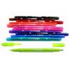 Tombow 61500 Twintone Marker Set, Bright, 12-Pack. Double-Sided Markers for Bold and Precise Writing