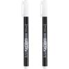 Tombow 62040 Fudenosuke Brush Pens, White 2-Pack