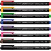 Tombow 66407 MONO Drawing Pens Colors, 8-Pack, Metal Nib, Fine Point, Water-Based Pigment Ink